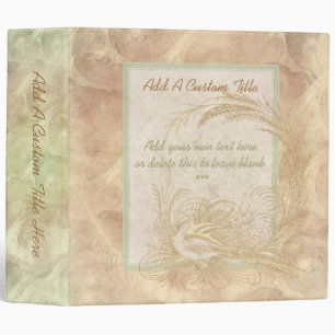 Decorative Vintage Bird 2" Binder