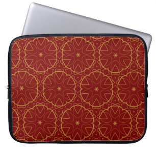 Decorative wallpaper design in shape. seamless pat laptop sleeve