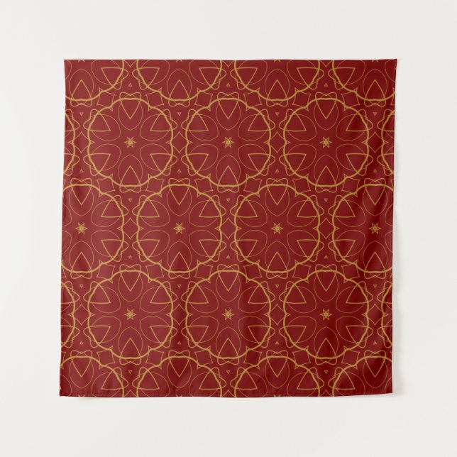 Decorative wallpaper design in shape. seamless pat tapestry (Front)