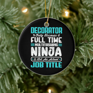 Decorator Job Title Profession Worker Skills  Ceramic Ornament