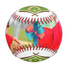 Décorez la balle de baseball avec le nom et le num