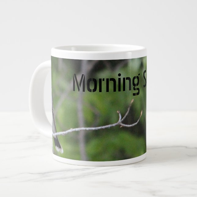 Decortive Morning Song Large Coffee Mug (Front Left)