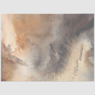 Decoupage Abstract Faux Background Black Rust  Tissue Paper