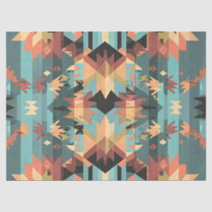 Decoupage American Indian Textile Art  Tissue Paper