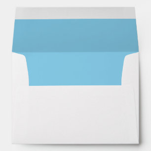 Découpage bleu clair - Enveloppe