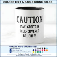 Decoupage Brushes Quote Custom BW04 Funny Craft