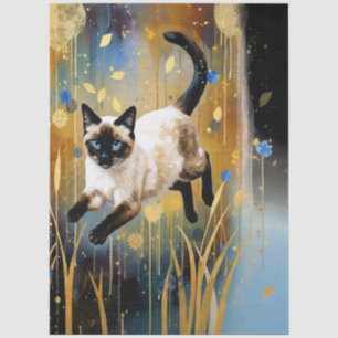 Decoupage Celestial Kitten Tissue Paper
