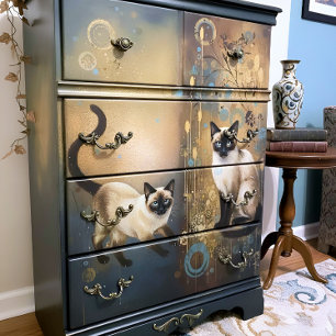 Decoupage Celestial Kitten Tissue Paper