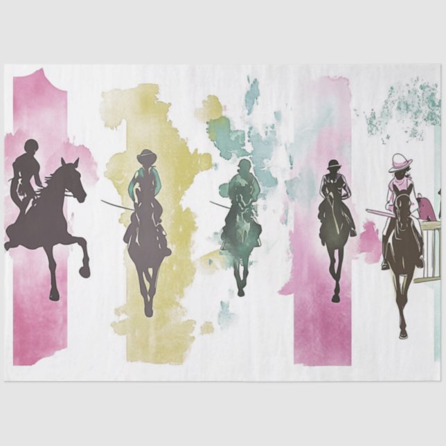 Decoupage Collage Papers Abstract Elements  Tissue Paper (Front)