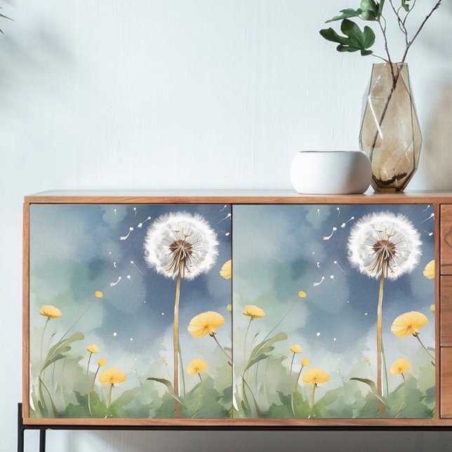 Decoupage Colourful Dandelion Watercolor Art Tissue Paper (Creator Uploaded)