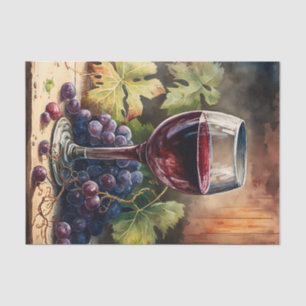 Decoupage crafters wine lovers tissue paper