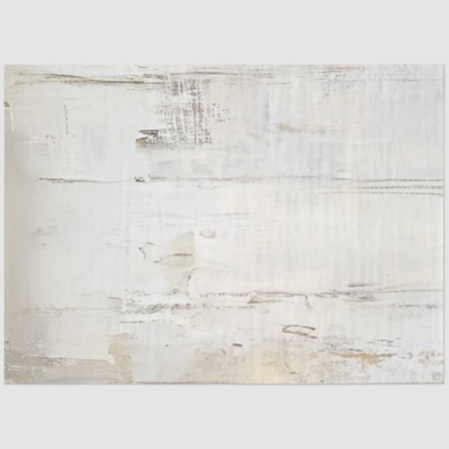 Decoupage Cream Faux Finish Textured Background  Tissue Paper (Front)