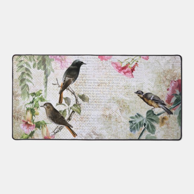 Découpage d'Ephémères vintages et florales (Recto)