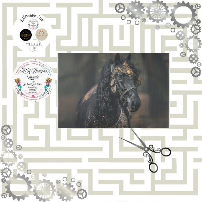 Decoupage Equestrian Arabian  Horse Tissue Paper (Creator Uploaded)