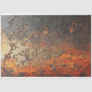 Decoupage Faux Finish Patina Copper Tissue Paper