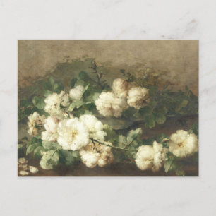 Decoupage Floral Flower Flowers Tissue Paper  Postcard