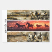 Decoupage Horses Handsaw & Sign Designs