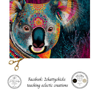 Decoupage Koala Aboriginal Art Tissue Paper