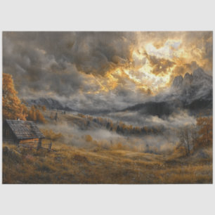 Decoupage Landscape Power of Nature  Tissue Paper