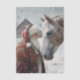 Decoupage Magical Moment Santa & His Horse Snowing