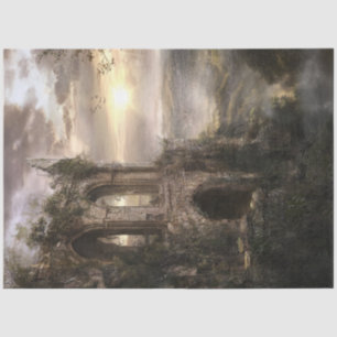 Decoupage Magical Scene Ruins at Sunrise  Tissue Paper