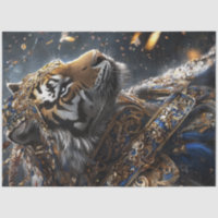 Decoupage Majestic Royal Lion in Armour 