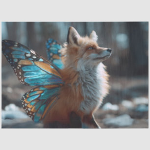 Decoupage Majestic Winged Mythical Fox Tissue Paper