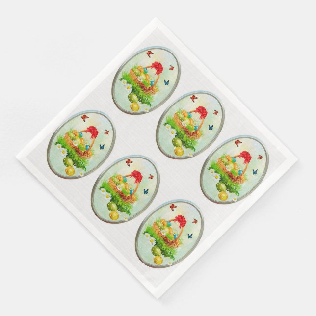 Decoupage Napkin (Corner)