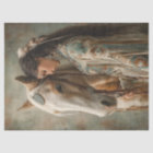 Decoupage Native American Woman & Her Horse