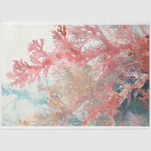 Decoupage Ocean Coral Reef Digital Art Tissue Paper