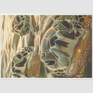 Decoupage Ocean Sea Turtle Photography Tissue Paper