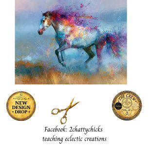 Decoupage Painted Horse Collection Bold Colour  Tissue Paper