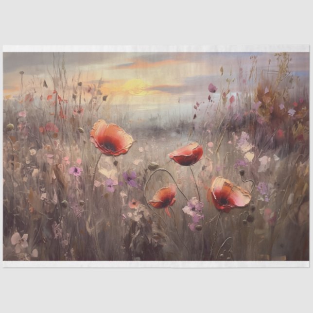 Decoupage Paper - Whispers of Petals 1 (Front)