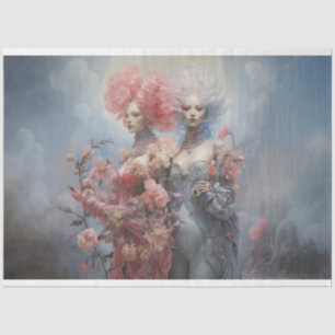Decoupage Paper, Wrapping, - Symmetry of Souls 1 Tissue Paper