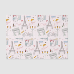 Decoupage Paris Tissue Paper