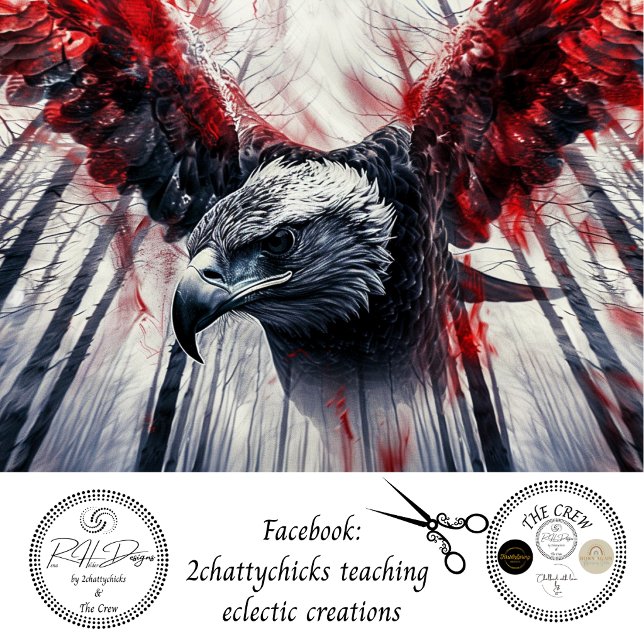 Decoupage Patriotic Eagle American Pride  Tissue Paper (Creator Uploaded)
