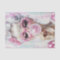 Decoupage Pop Art Fashion Girl Hot Pink Bubble Gum