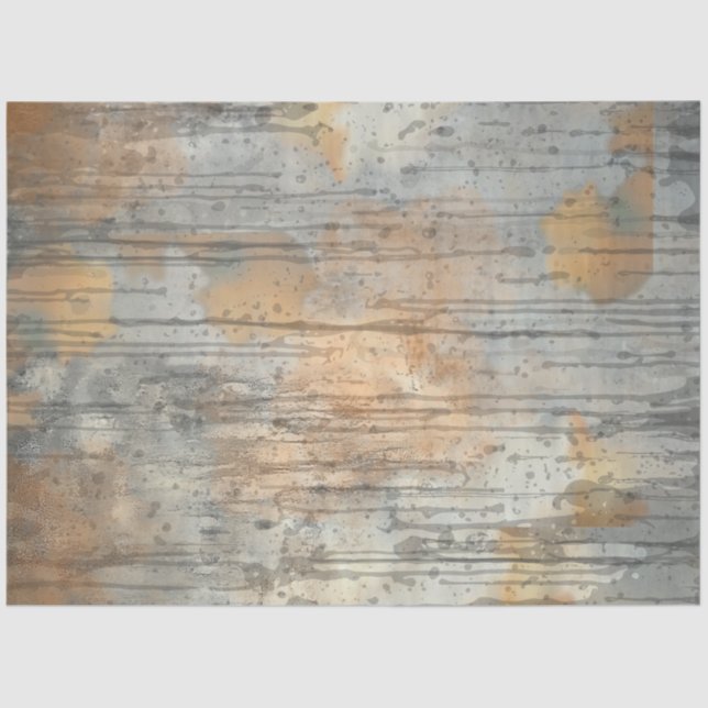 Decoupage Rustic Aged Earth Tones Background  Tissue Paper (Front)