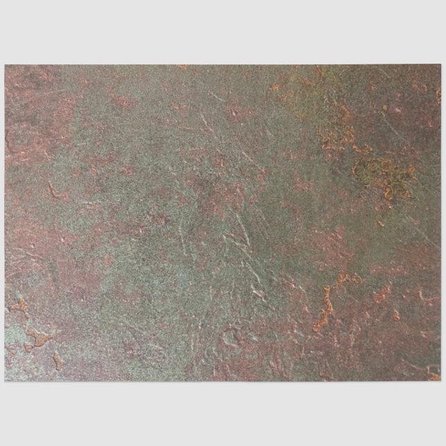 Decoupage Rustic Faux Patinaed Texture Tissue Paper (Front)