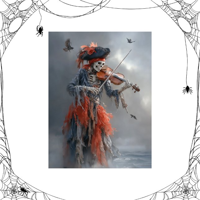 Decoupage Skeleton Eerie Meets Pirate Charm  Tissue Paper (Creator Uploaded)