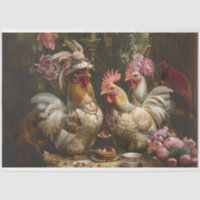 Decoupage Southern Bell Vintage Chicks Tea Party