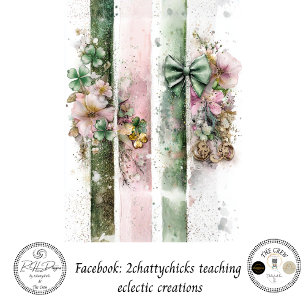 Decoupage St. Patrick's Day Pastel Panels Tissue Paper
