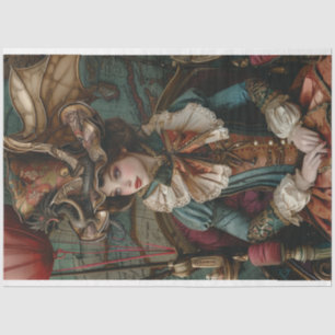 Decoupage Steampunk Gearheart Traveller  Tissue Paper
