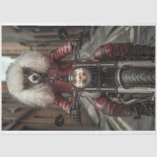 Decoupage Steampunk Standard Poodle Biker Tissue Paper