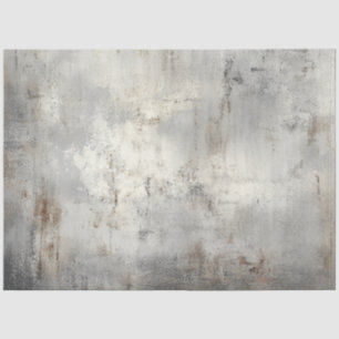 Decoupage Textured Greys White Faux Background Tissue Paper