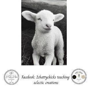 Decoupage The Viral Lamb Named VERN  Tissue Paper