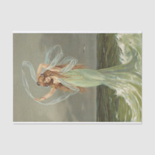 Decoupage Tissue Paper Vintage Mermaid Sea Nymph