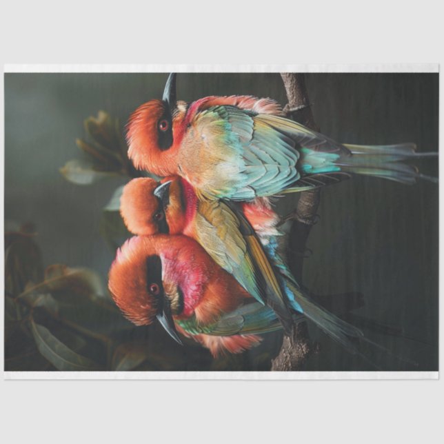 Decoupage Vibrant Coloured  Tissue Paper (Front)