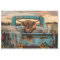 Decoupage Vintage Rusty Truck Highland Cow 
