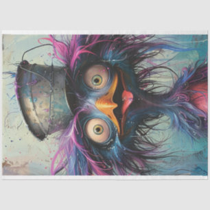 Decoupage Wackadoodle Urban Bird Tissue Paper